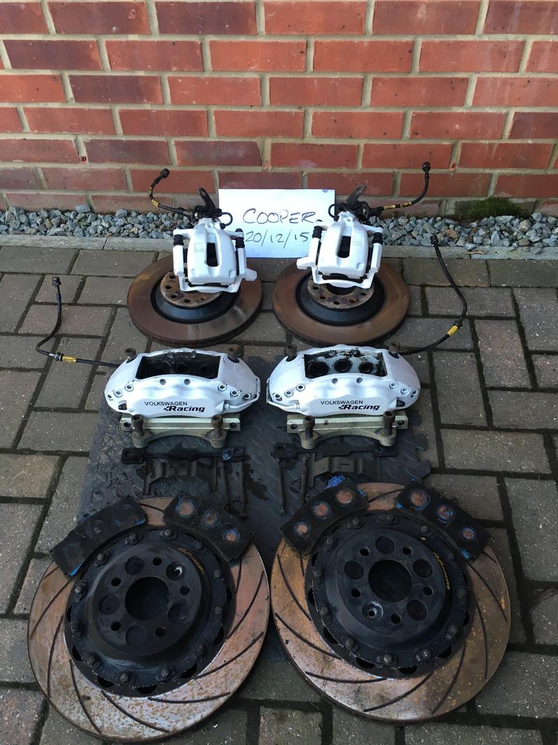 VWR Big Brake Kit inc Vagbremtechnic Upgrade + Golf R Rear brakes