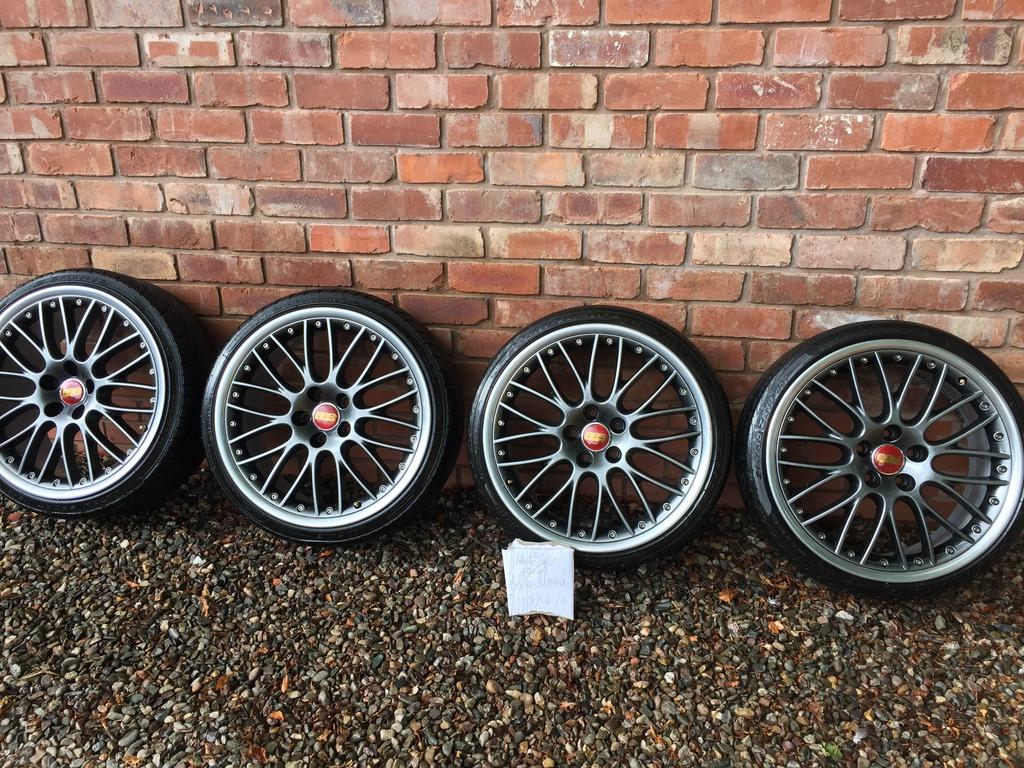 Gen 19 Audi s Speedlines With Pirelli Tyres Grey Polished Car Parts Mk5 Golf Gti