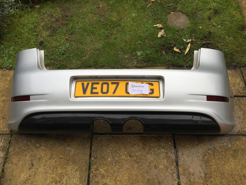 Smoothed Golf MK5 R32 rear bumper with carbon lower section page 1 Car Parts MK5 Golf GTI